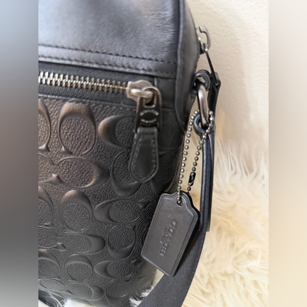 Coach Houston Flight Bag In Signature Leather. - Picture 3 of 11